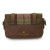 ISL-8377CHETTL00 Genuine Leather & Harris Tweed Skye Pouch Chesnut Back View Keily’s.com