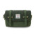 ISL-8377DRKGRNHBL00 Genuine Leather & Harris Tweed Skye Pouch  Dark Green Keily’s.com