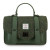 ISL-8712DRKGRNHBL00 Islander Genuine Leather Harris Tweed Bag Dark Green Keily’s.com
