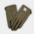 ISL-9002CHEHBM0-Chesnut Herringbone Mens Leather and Scottish Harris Tweed Gloves Keilys.com