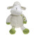 Irish Sheep Stuffed Animal with Shamrocks Keilys.com