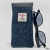 MCS-CB2202-SP516-Blue Leather & Harris Tweed Glasses Pouch Keilys.com 