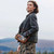 ISL-8358CBLTTL00 Leather & Harris Tweed Pouch  Chesnut Blue Lifestyle Keilys.com