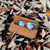 ISL-9600 Harris Tweed & Leather Glasses Pouch Beige Keily's.com