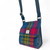 MCS-MAC2508-BLUE-PINK Medium Herringbone Harris Tweed Satchel side view  Keily's.com