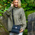 MCS-MAC2508-CHARCOAL Medium Herringbone Harris Tweed Satchel Keily's.com