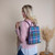 MCS-MAC2509-MCS2204 GREEN PURPLE Ladies Compact Harris Tweed Backpack LIFESTYLE Keily's.com