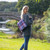 MCS-MAC2509-TRT073-PASTEL PINK Ladies Compact Harris Tweed Backpack LIFESTYLE Keily's.com