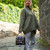 MCS-MAC2602-BLUE BROWN Women's Harris Tweed Messenger Highland Bag LIFESTYLE Keilys.com