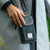 MCS-MAC2511-CHARCOAL Handwoven Harris Tweed Crossbody Phone Bag LIFESTYLE Keilys.com