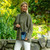 MCS-MAC2511-SKY BLUE Handwoven Harris Tweed Crossbody Phone Bag Keilys.com