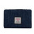 MCS-CB5004-BLUE Scottish Harris Tweed & Leather Wallet Keilys.com