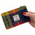 MCS-CB5004-SAFFRON  Scottish Harris Tweed & Leather Wallet Keilys.com