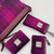 MCS-CB5004-PURPLE Scottish Harris Tweed & Leather Wallet lifestyle Keilys.com