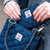 MCS-CB2408-BLUE Handwoven Ladies Harris Tweed Quilt Purse LIFESTYLE Keilys.com