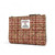 MCS-CB2408-MAPLE Handwoven Ladies Harris Tweed Quilt Purse SIDE VIEW  Keilys.com