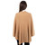 LLS105-907-OS Women's Irish Lambswool Shawl Camel Back view Keilys.com