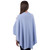LLS105-909-OS Women's Irish Lambswool Shawl Blue Keilys.com