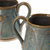 Irish Hand Thrown Pottery Celtic Mug Comfy Handle Details Closeup View On Keilys.com