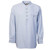 Lee Valley Ireland Men's Flannel Cotton Grandfather Shirt Solid blue Shop online on Keilys.com
