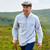 Lee Valley Ireland Men's Flannel Cotton Grandfather Green Single Stripe Shop online on Keilys.com