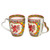 CL-73-62 Rampant Lion Scottish Mug Set of 2  Keilys.com
