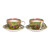 CL-79-8(Setof2) Celtic Peacock Cup with Saucer Set of 2 -gift box included Keilys.com