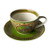 Celtic Peacock Bone China Cup & Saucer In Green ColorKeilys.com