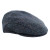 MUCTRIN34 Irish Wool Tweed Flat Cap by Mucros Weavers Blue Herringbone Keilys.com