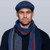 MUCTRIN110 Blue Irish Wool Tweed Flat Cap by Mucros Weavers Shop on Keilys.com