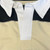 Guinness White and Black Striped Rugby Jersey Long Sleeves Front View Keilys.com