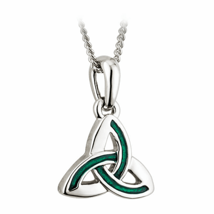 Rhodium Plated Trinity Knot Necklace Shop On Keilys.com