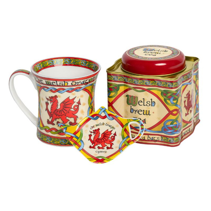 Welsh Dragon Inspired Ceramic Tea Set Keilys.com