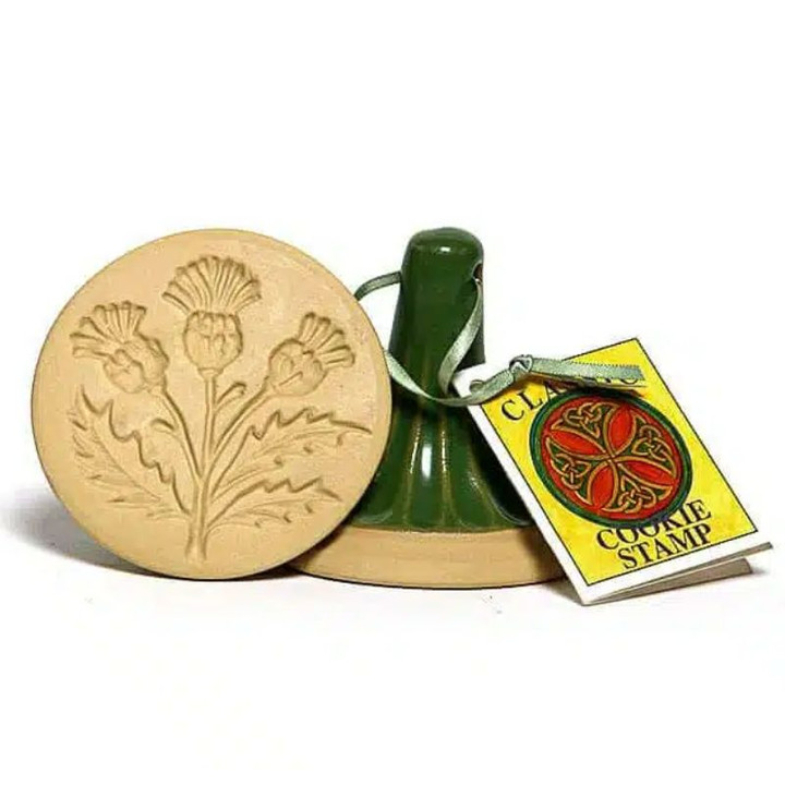 BB-1000STC01 Brown Bag Thistle Cookie Stamp On Keilys.com