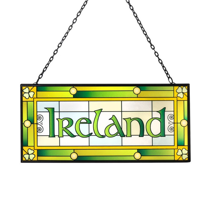 Ireland Stained Glass Window Hanging Keilys.com