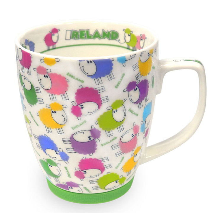 New Rainbow Woolies Mug with Silicon Base