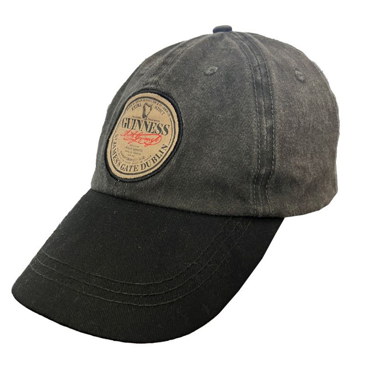 G6277-OS Guinness Vintage Label Baseball Cap Shop online on Keilys.com