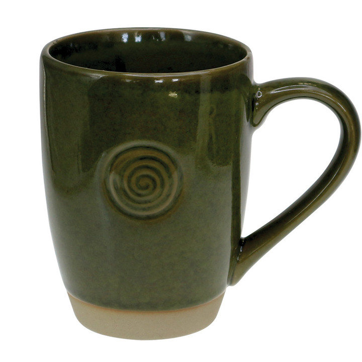 AIS-133112 Celtic Knot Ceramic Irish Coffee Mug Green Color Keilys.com