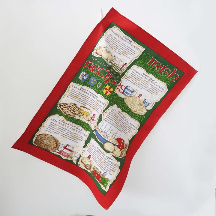 450C Traditional Irish Recipes Cotton Tea Towel Keilys.com