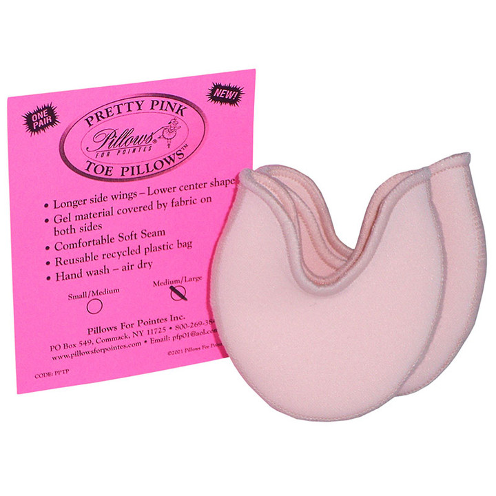 PFP-PPTP Pink Soft Seam Toe Cushions for Irish Dance Shoes Keilys.com