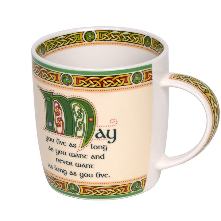 CL-107-587 Bone China Irish Blessing Coffee Mug Keilys.com