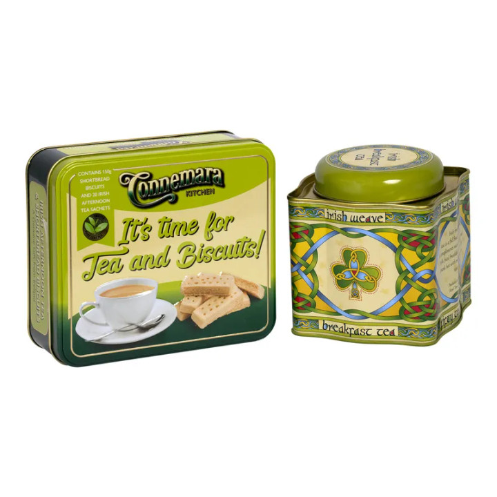 HI-Set-616 Shortbread Cookies Irish Teabag Tea Gift Set Keilys.com