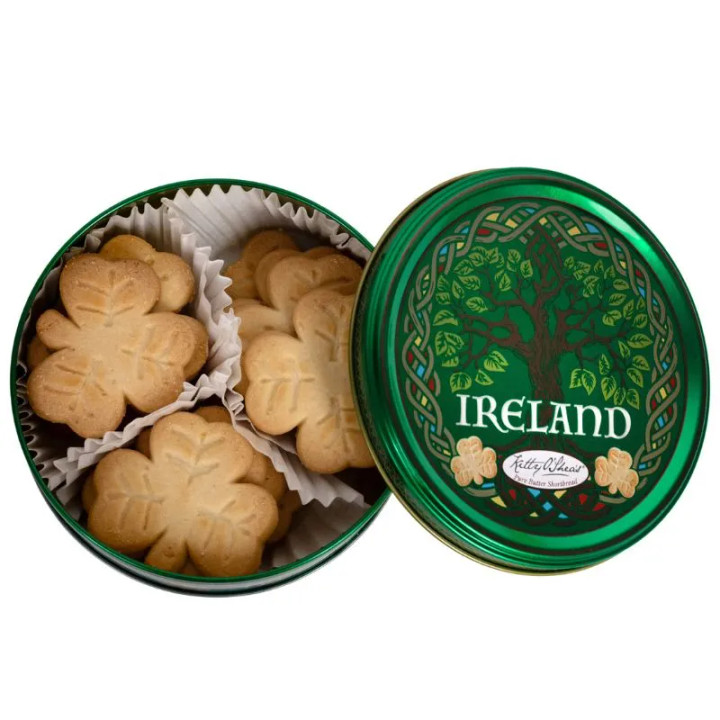 AIS-127909 Shamrock Shaped Irish Shortbread Cookies Tree of Life Keily’s