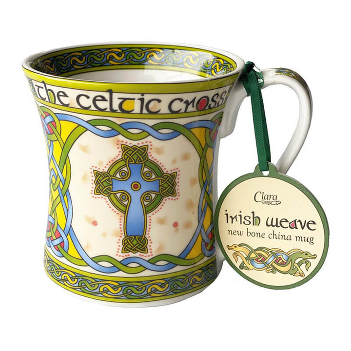 CL-73-4 Celtic High Cross Mug Front View  Keilys.com