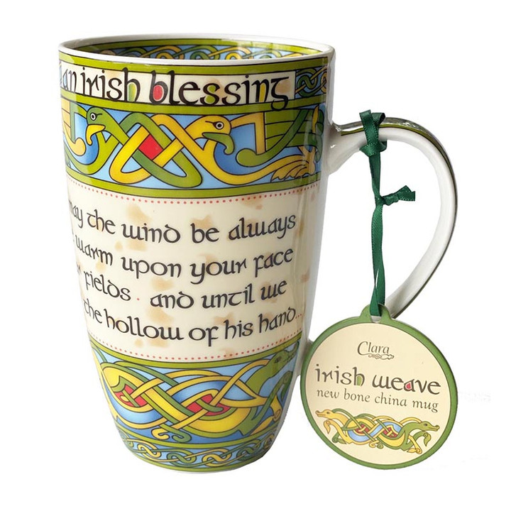 Royal Tara Irish Blessing Mug Side View Keilys.com
