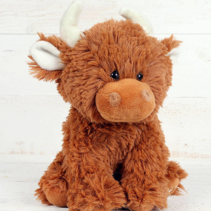 Highland Cow Small Soft Toy Front side Keilys.com