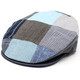 Hanna Hats Irish Linen Patchwork Cap Keilys.com