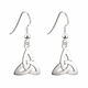 Sterling Silver Celtic Knot Drop Earrings On Keilys.com