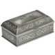 Pewter Claddagh Irish Jewelry Box Medium Size On Keilys.com