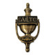 Exclusively Irish Failte Claddagh Brass Door Knocker Antique Brass Keilys.com